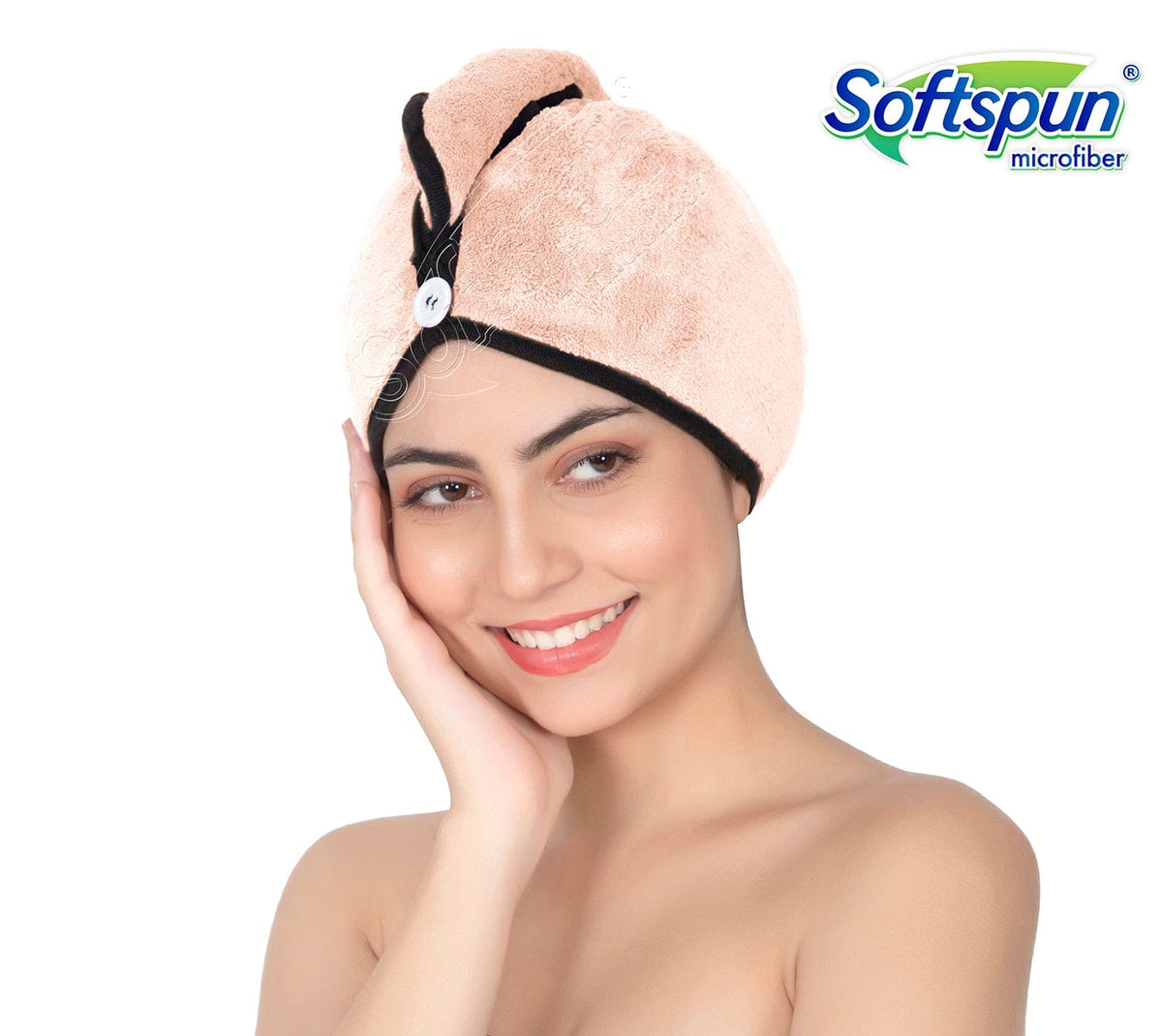 SOFTSPUN Microfiber Hair and Face Care Towel Set of 1 Piece, 340 GSM. Super  Soft 