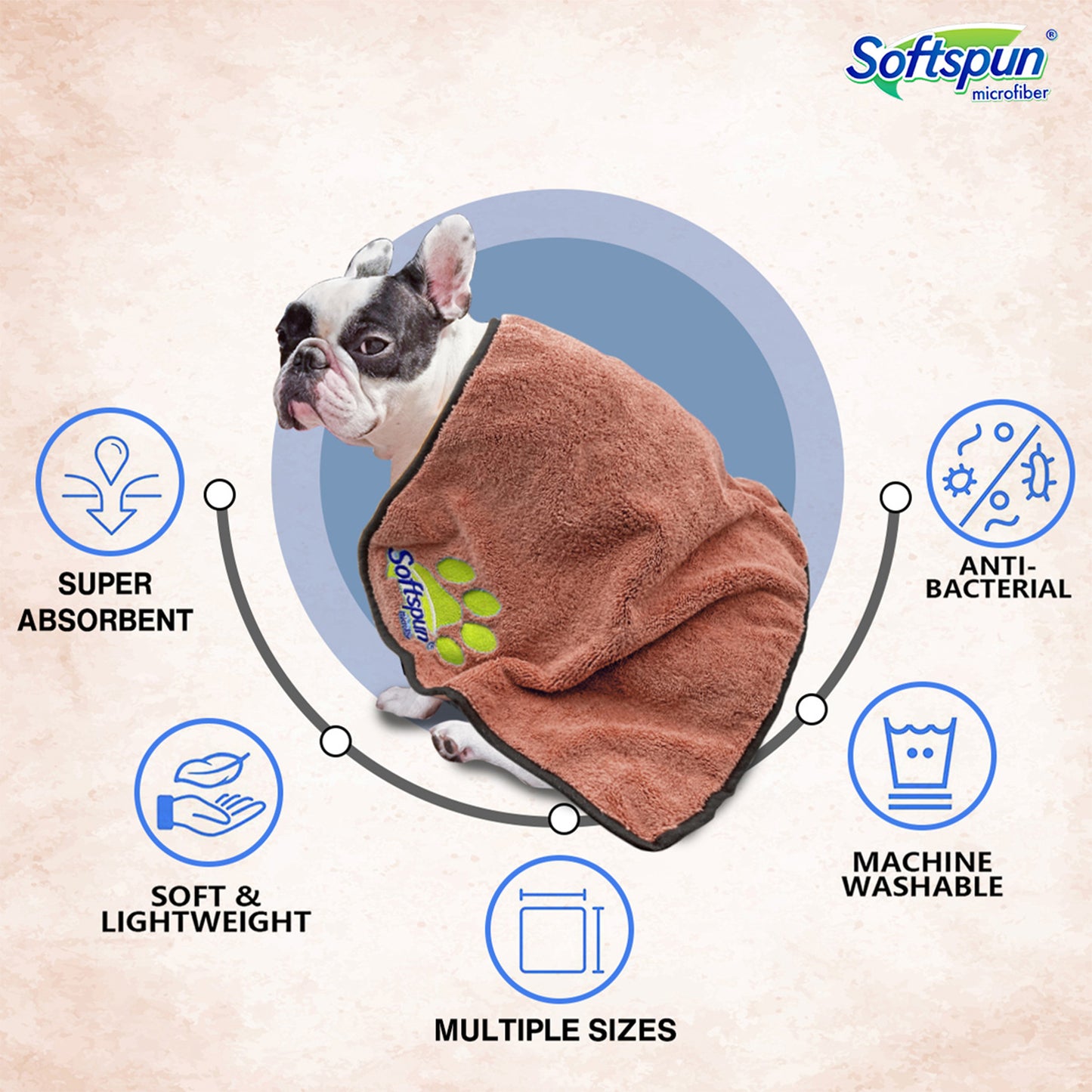 Pet Towel/Wrap Medium Breeds